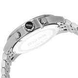 Hugo Boss Jet Black Dial Silver Steel Strap Watch for Men - 1513383 Buy Now By Hugo Boss