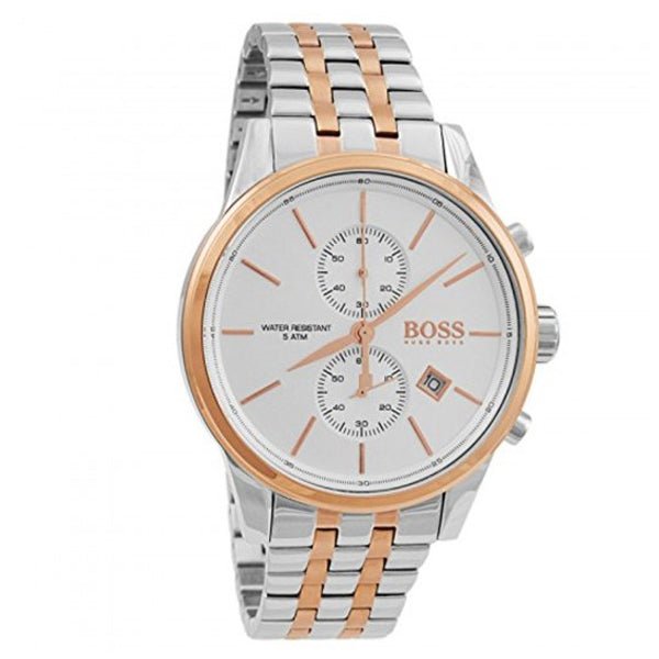 Hugo Boss Jet Silver Dial Two Tone Steel Strap Watch for Men - 1513385 Buy Now By Hugo Boss