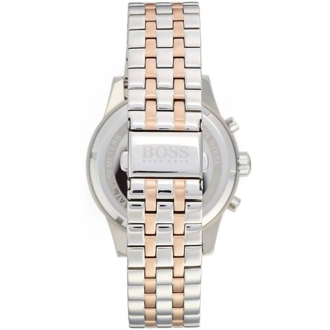 Hugo Boss Jet Silver Dial Two Tone Steel Strap Watch for Men - 1513385 Buy Now By Hugo Boss