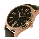 Hugo Boss Ambassador Grey Dial Brown Leather Strap Watch for Men - 1513387 Buy Now By Hugo Boss