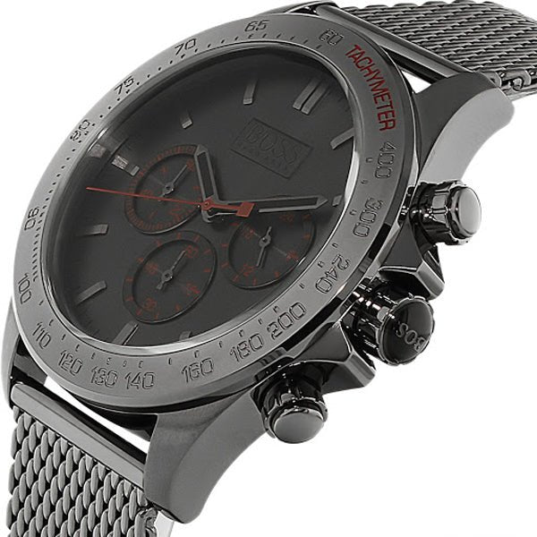Hugo Boss Ikon Grey Dial Grey Mesh Bracelet Watch for Men - 1513443 Buy Now By Hugo Boss