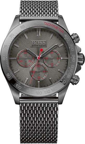 Hugo Boss Ikon Grey Dial Grey Mesh Bracelet Watch for Men - 1513443 Buy Now By Hugo Boss