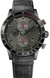 Hugo Boss Rafale Chronograph Grey Dial Grey Leather Strap Watch For Men - 1513445 Buy Now By Hugo Boss
