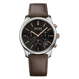 Hugo Boss Time One Black Dial Brown Leather Strap Watch for Men - 1513448 Buy Now By Hugo Boss