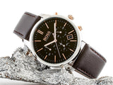 Hugo Boss Time One Black Dial Brown Leather Strap Watch for Men - 1513448 Buy Now By Hugo Boss