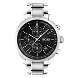 Hugo Boss Grand Prix Black Dial Silver Steel Strap Watch for Men - 1513477 Buy Now By Hugo Boss
