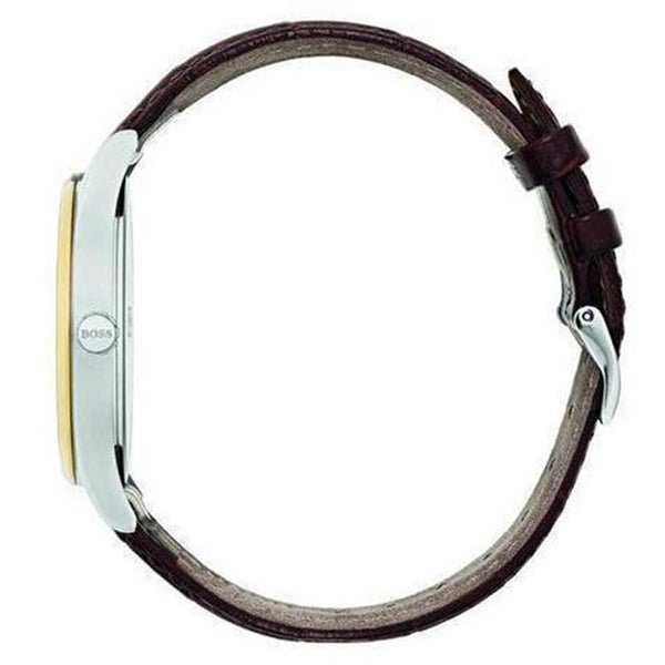 Hugo Boss Classic White Dial Brown Leather Strap Watch for Men - 1513486 Buy Now By Hugo Boss