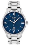Hugo Boss Governer Blue Dial Silver Steel Strap Watch for Men - 1513487 Buy Now By Hugo Boss
