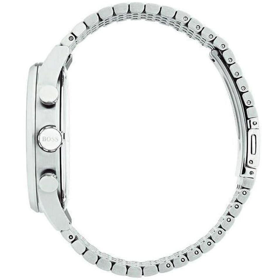 Hugo Boss Navigator Chronograph Blue Dial Silver Steel Strap Watch for Men - 1513498 Buy Now By Hugo Boss