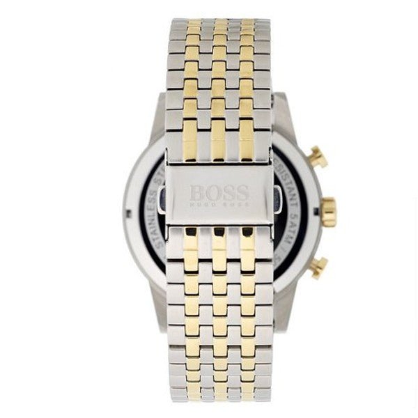 Hugo Boss Navigator White Dial Two Tone Steel Strap Watch for Men - 1513499 Buy Now By Hugo Boss