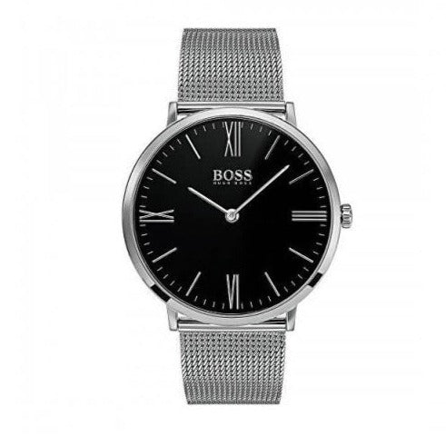 Hugo Boss Jackson Quartz Black Dial Silver Mesh Bracelet Watch For Men - 1513514 Buy Now By Hugo Boss
