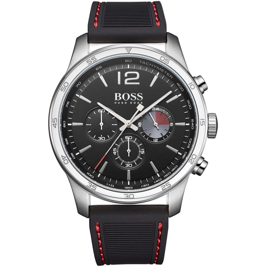 Hugo Boss Professional Black Dial Black Silicone Strap Watch for Men - 1513525 Buy Now By Hugo Boss