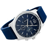 Hugo Boss Professional Chronograph Blue Dial Blue Silicone Strap Watch for Men - 1513526 Buy Now By Hugo Boss