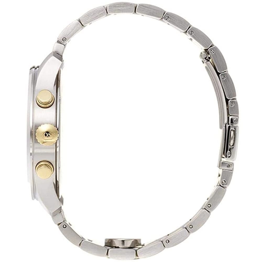 Hugo Boss Professional Black Dial Two Tone Steel Strap Watch for Men - 1513529 Buy Now By Hugo Boss