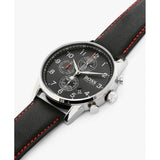 Hugo Boss Navigator Black Dial Black Leather Strap Watch for Men - 1513535 Buy Now By Hugo Boss