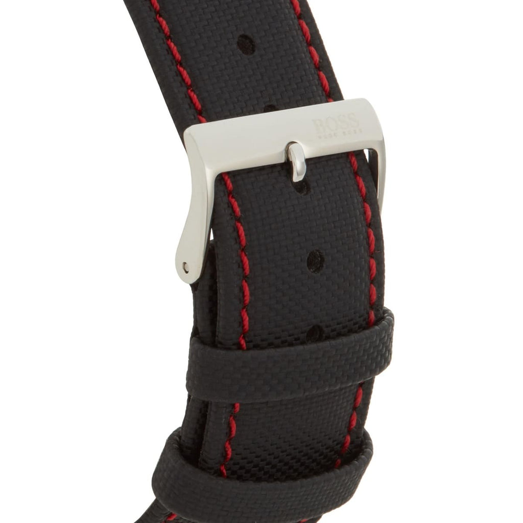 Hugo Boss Navigator Black Dial Black Leather Strap Watch for Men - 1513535 Buy Now By Hugo Boss