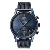Hugo Boss Navigator Chronograph Blue Dial Blue Mesh Bracelet Watch for Men - 1513538 Buy Now By Hugo Boss