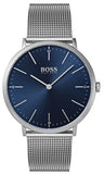 Hugo Boss Horizon Quartz Blue Dial Silver Mesh Bracelet Watch For Men - 1513541 Buy Now By Hugo Boss