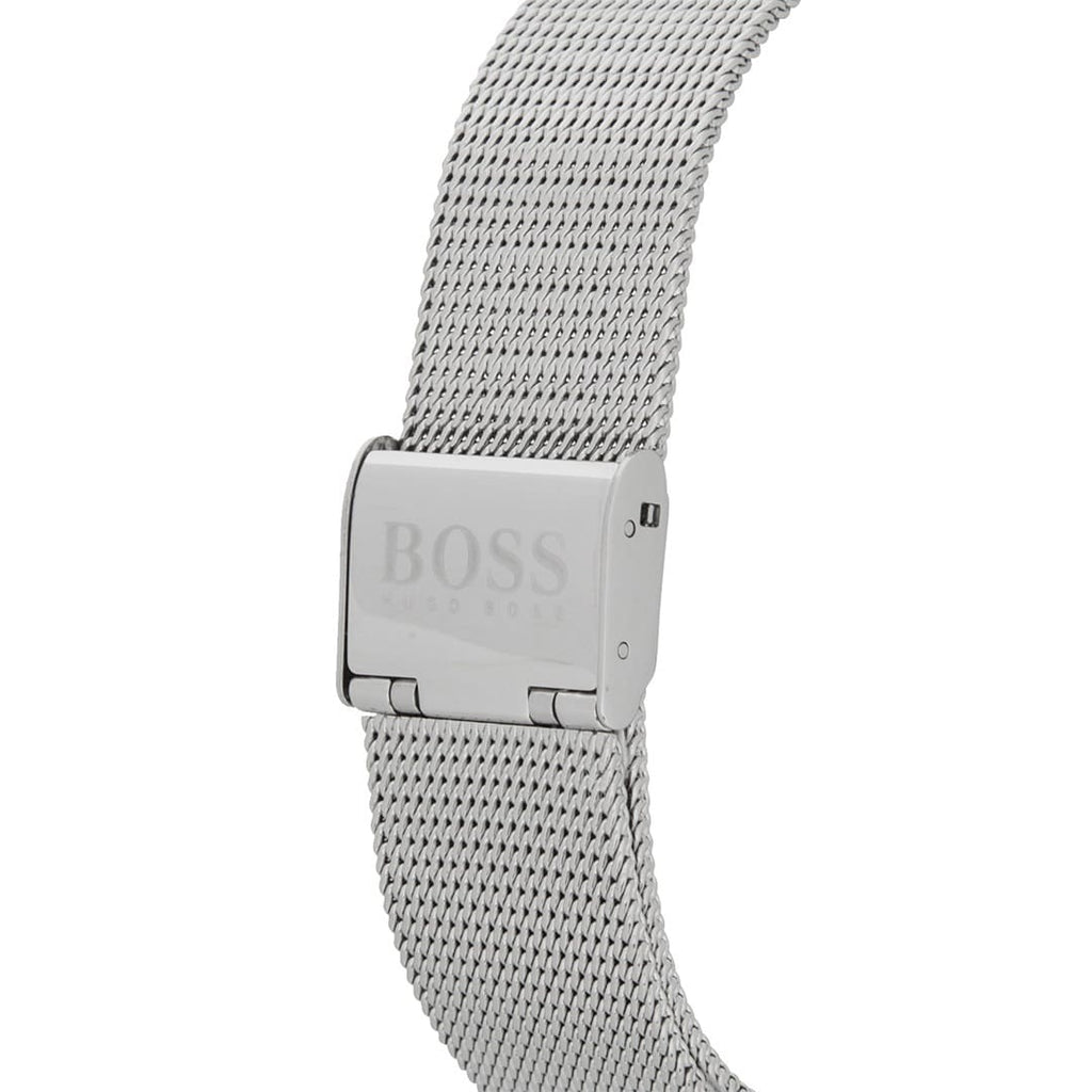 Hugo Boss Horizon Quartz Blue Dial Silver Mesh Bracelet Watch For Men - 1513541 Buy Now By Hugo Boss