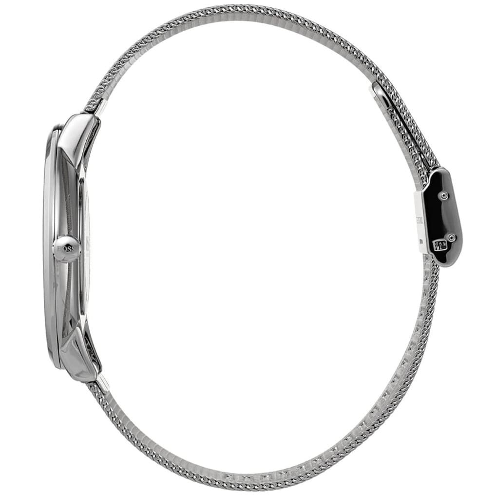 Hugo Boss Horizon Quartz Blue Dial Silver Mesh Bracelet Watch For Men - 1513541 Buy Now By Hugo Boss