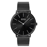 Hugo Boss Horizon Quartz Black Dial Black Mesh Bracelet Watch For Men - 1513542 Buy Now By Hugo Boss