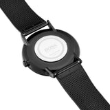 Hugo Boss Horizon Quartz Black Dial Black Mesh Bracelet Watch For Men - 1513542 Buy Now By Hugo Boss