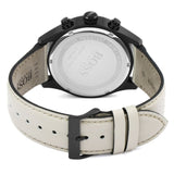 Hugo Boss Grand Prix Chronograph Black Dial Grey Leather Strap Watch for Men - 1513562 Buy Now By Hugo Boss