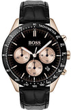 Hugo Boss Talent Chronograph Black Dial Black Leather Strap Watch For Men - 1513580 Buy Now By Hugo Boss