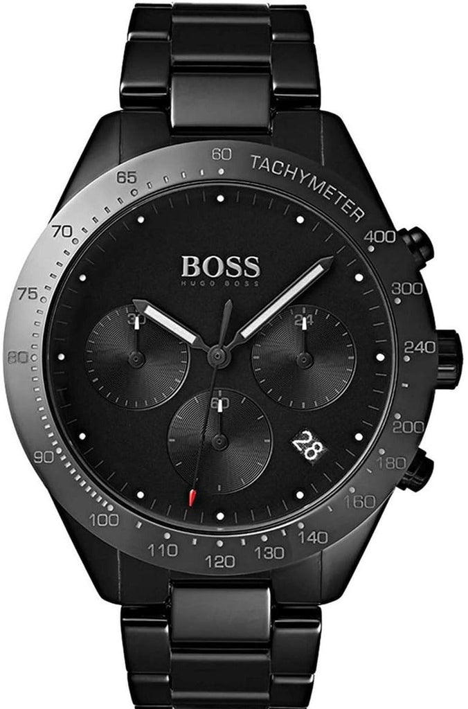 Hugo Boss Talent Black Ceramic Dial Black Steel Strap Watch for Men - 1513581 Buy Now By Hugo Boss