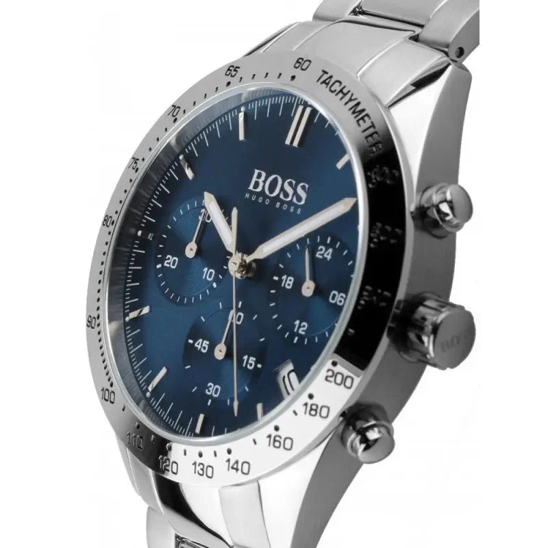 Hugo Boss Talent Blue Dial Silver Steel Strap Watch for Men - 1513582 Buy Now By Hugo Boss