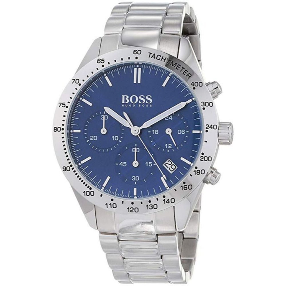 Hugo Boss Talent Blue Dial Silver Steel Strap Watch for Men - 1513582 Buy Now By Hugo Boss