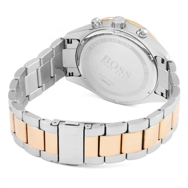 Hugo Boss Talent Black Dial Two Tone Steel Strap Watch for Men - 1513584 Buy Now By Hugo Boss