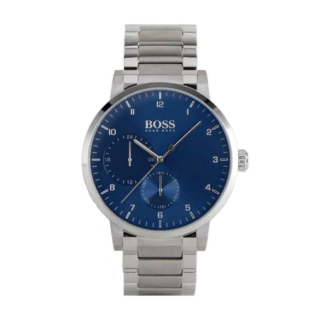 Hugo Boss Oxygen Chronograph Blue Dial Silver Steel Strap Watch for Men - 1513597 Buy Now By Hugo Boss