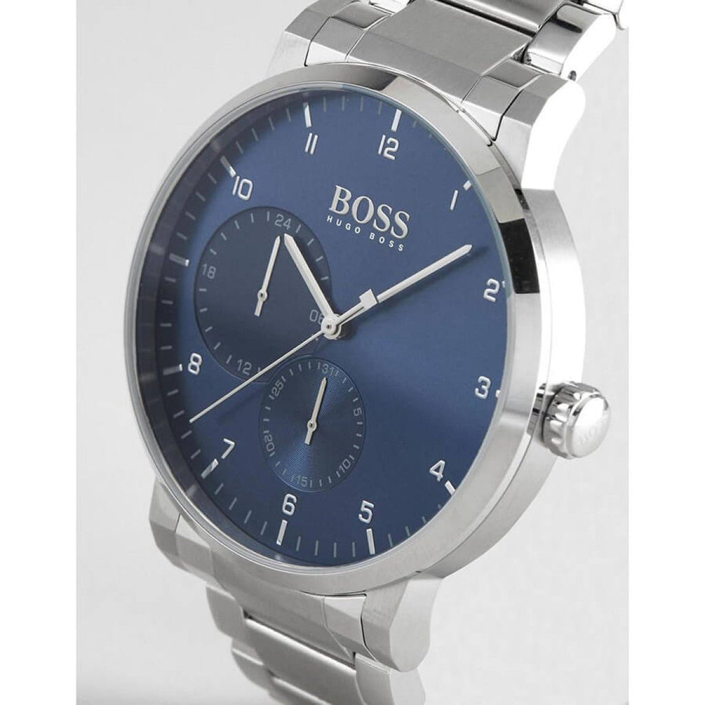 Hugo Boss Oxygen Chronograph Blue Dial Silver Steel Strap Watch for Men - 1513597 Buy Now By Hugo Boss