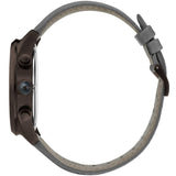 Hugo Boss Grand Prix Silver Dial Grey Leather Strap Watch for Men - 1513603 Buy Now By Hugo Boss