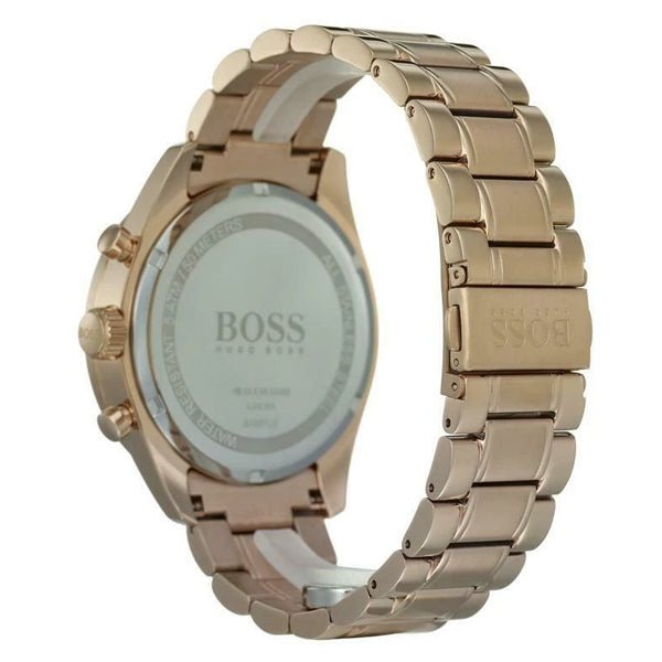 Hugo Boss Trophy Grey Dial Rose Gold Steel Strap Watch for Men - 1513632 Buy Now By Hugo Boss