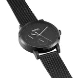 Hugo Boss Oxygen Black Dial Black Mesh Bracelet Watch for Men - 1513636 Buy Now By Hugo Boss