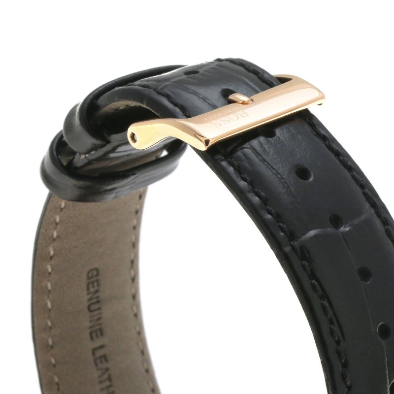 Hugo Boss Corporal Black Dial Black Leather Strap Watch for Men - 1513638 Buy Now By Hugo Boss