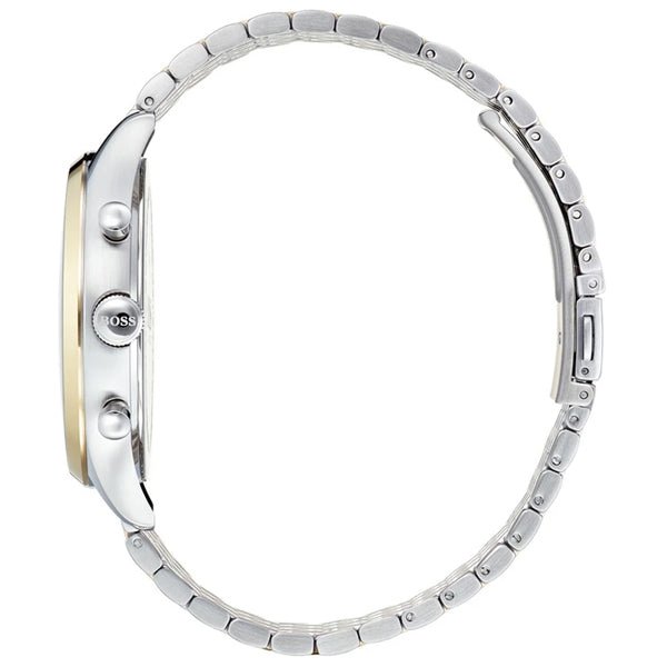 Hugo Boss Companion Silver Dial Two Tone Mesh Bracelet Watch for Men - 1513654 Buy Now By Hugo Boss