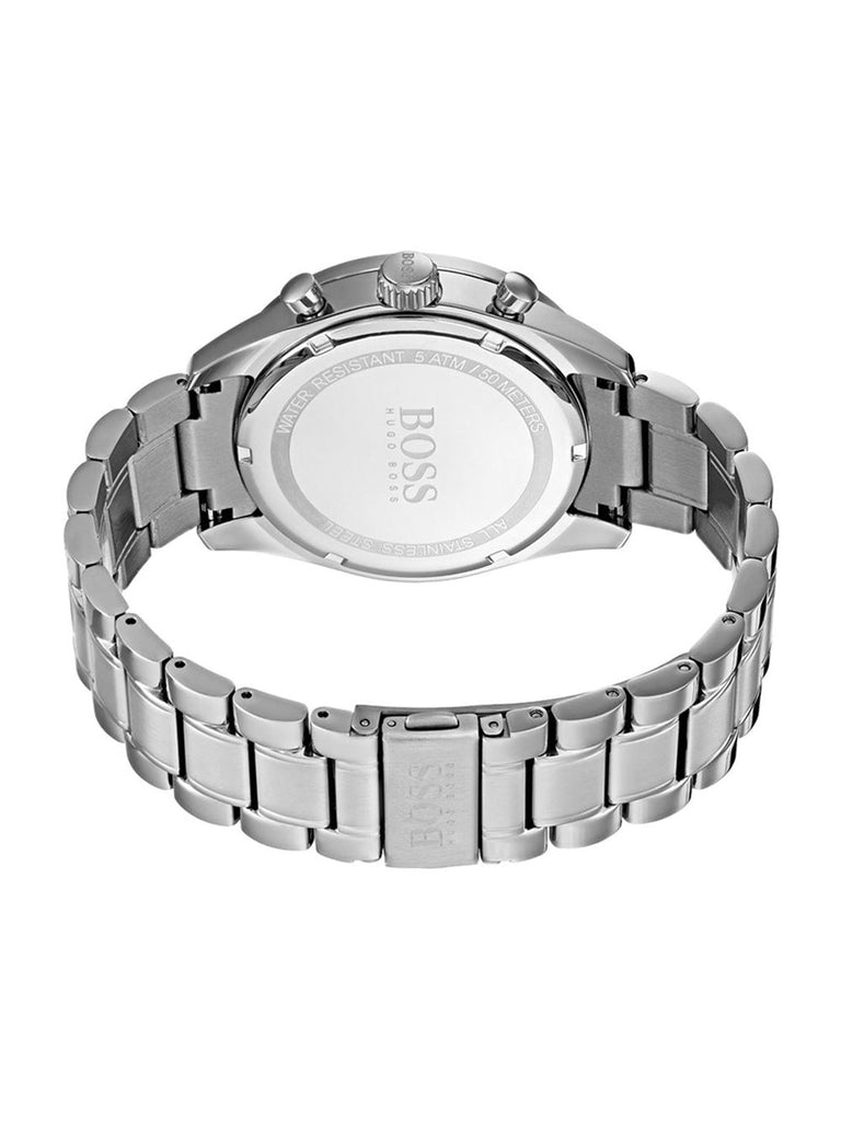 Hugo Boss Legacy Black Dial Silver Steel Strap Watch for Men - 1513671 Buy Now By Hugo Boss
