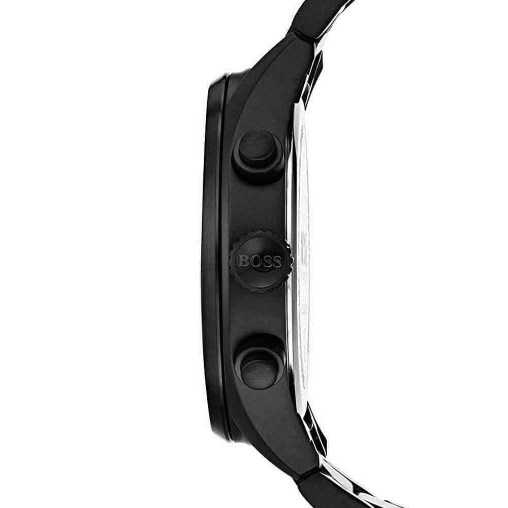 Hugo Boss Grand Prix Black Dial Black Steel Strap Watch for Men - 1513676 Buy Now By Hugo Boss