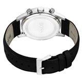 Hugo Boss Navigator Black Dial Black Leather Strap Watch for Men - 1513678 Buy Now By Hugo Boss