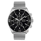Hugo Boss Ocean Edition Black Dial Silver Mesh Bracelet Watch for Men - 1513701 Buy Now By Hugo Boss