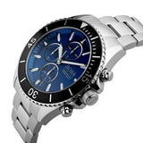 Hugo Boss Ocean Edition Chronograph Blue Dial Silver Steel Strap Watch for Men - 1513704 Buy Now By Hugo Boss