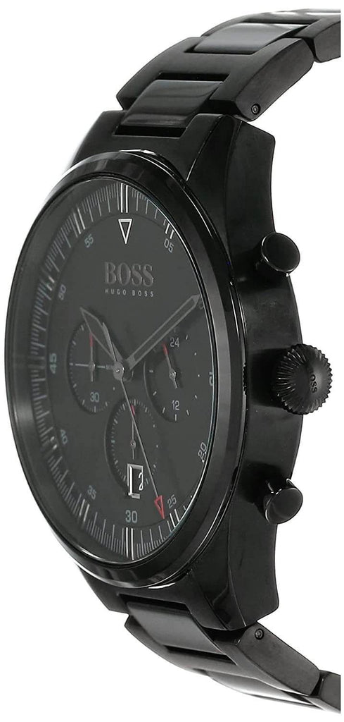 Hugo Boss Pioneer Black Dial Black Steel Strap Watch for Men - 1513714 Buy Now By Hugo Boss