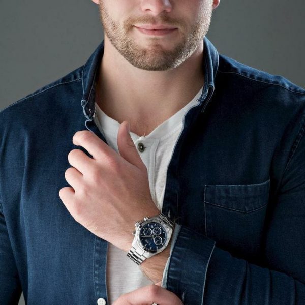 Hugo Boss Hero Sport Blue Dial Silver Steel Strap Watch for Men - 1513755 Buy Now By Hugo Boss