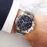 Hugo Boss Hero Sport Blue Dial Silver Steel Strap Watch for Men - 1513755 Buy Now By Hugo Boss