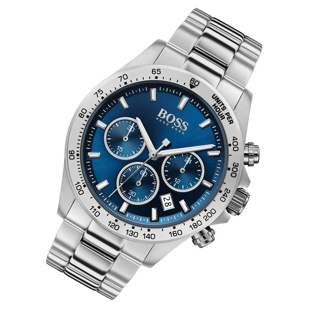 Hugo Boss Hero Sport Blue Dial Silver Steel Strap Watch for Men - 1513755 Buy Now By Hugo Boss