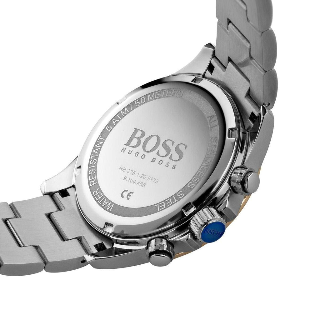 Hugo Boss Here Chronograph Black Dial Two Tone Steel Strap Watch for Men - 1513757 Buy Now By Hugo Boss
