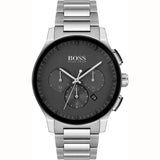 Hugo Boss Peak Black Dial Silver Steel Strap Watch for Men - 1513762 Buy Now By Hugo Boss